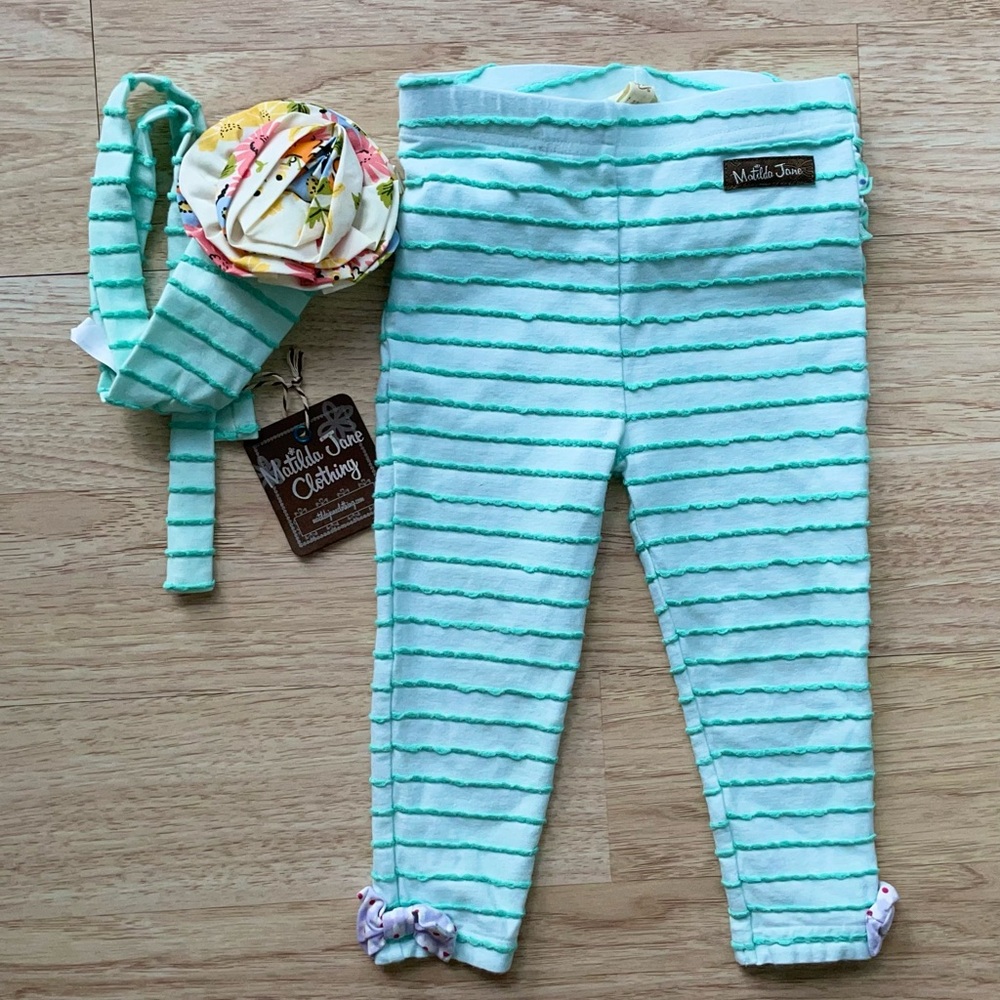 Matilda Jane leggings and Headband